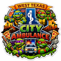 West Texas EMS Logo Stickers – 2.5” & 3” Glossy Waterproof Vinyl Decals