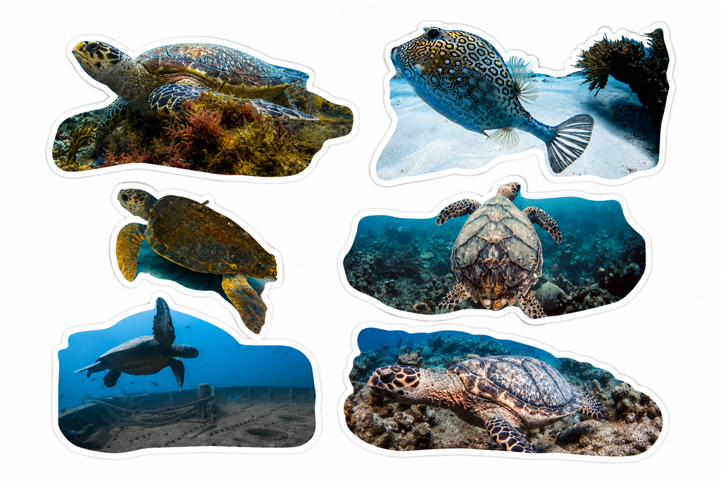 CAS2S Original Marine Life Sticker Pack – Mexico Collection (10 Random Stickers)
